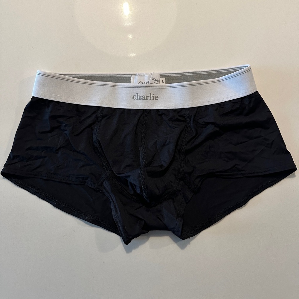 Charlie by MZ men’s trunks - L grey sport microfiber